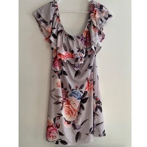 Off the shoulder body-con dress